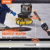 image:imageVEVOR Sewer Camera with 512Hz Locator165 ft50 m SelfLeveling Drain Inspection Camera with 9 1080P HD Screen 36X Zoom Snake Plumbing Camera with Lights12 LED 32GB SD Card for Duct Pipe165ft50m