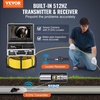 image:imageVEVOR Sewer Camera with 512Hz Locator165 ft50 m SelfLeveling Drain Inspection Camera with 9 1080P HD Screen 36X Zoom Snake Plumbing Camera with Lights12 LED 32GB SD Card for Duct Pipe98ft30m