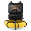 image:imageVEVOR Sewer Camera with 512Hz Locator165 ft50 m SelfLeveling Drain Inspection Camera with 9 1080P HD Screen 36X Zoom Snake Plumbing Camera with Lights12 LED 32GB SD Card for Duct Pipe393ft120m
