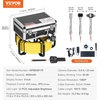 image:imageVEVOR Sewer Camera with 512Hz Locator165 ft50 m SelfLeveling Drain Inspection Camera with 9 1080P HD Screen 36X Zoom Snake Plumbing Camera with Lights12 LED 32GB SD Card for Duct Pipe165ft
