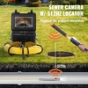 image:imageVEVOR Sewer Camera with 512Hz Locator165 ft50 m SelfLeveling Drain Inspection Camera with 9 1080P HD Screen 36X Zoom Snake Plumbing Camera with Lights12 LED 32GB SD Card for Duct Pipe300ft915m
