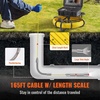 image:imageVEVOR Sewer Camera with 512Hz Locator165 ft50 m SelfLeveling Drain Inspection Camera with 9 1080P HD Screen 36X Zoom Snake Plumbing Camera with Lights12 LED 32GB SD Card for Duct Pipe165ft50m