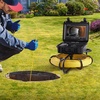 image:imageVEVOR Sewer Camera with 512Hz Locator165 ft50 m SelfLeveling Drain Inspection Camera with 9 1080P HD Screen 36X Zoom Snake Plumbing Camera with Lights12 LED 32GB SD Card for Duct Pipe300ft915m
