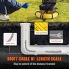 image:imageVEVOR Sewer Camera with 512Hz Locator165 ft50 m SelfLeveling Drain Inspection Camera with 9 1080P HD Screen 36X Zoom Snake Plumbing Camera with Lights12 LED 32GB SD Card for Duct Pipe300ft915m
