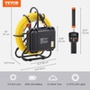 image:imageVEVOR Sewer Camera with 512Hz Locator165 ft50 m SelfLeveling Drain Inspection Camera with 9 1080P HD Screen 36X Zoom Snake Plumbing Camera with Lights12 LED 32GB SD Card for Duct Pipe300ft915m