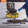image:imageVEVOR Sewer Camera with 512Hz Locator165 ft50 m SelfLeveling Drain Inspection Camera with 9 1080P HD Screen 36X Zoom Snake Plumbing Camera with Lights12 LED 32GB SD Card for Duct Pipe165ft50m