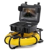 image:imageVEVOR Sewer Camera with 512Hz Locator165 ft50 m SelfLeveling Drain Inspection Camera with 9 1080P HD Screen 36X Zoom Snake Plumbing Camera with Lights12 LED 32GB SD Card for Duct Pipe393ft120m