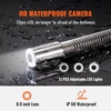image:imageVEVOR Sewer Camera with 512Hz Locator165 ft50 m SelfLeveling Drain Inspection Camera with 9 1080P HD Screen 36X Zoom Snake Plumbing Camera with Lights12 LED 32GB SD Card for Duct Pipe165ft50m