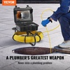 image:imageVEVOR Sewer Camera with 512Hz Locator165 ft50 m SelfLeveling Drain Inspection Camera with 9 1080P HD Screen 36X Zoom Snake Plumbing Camera with Lights12 LED 32GB SD Card for Duct Pipe230ft70m