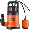 image:imageVEVOR Sump Pump Submersible 13 HP 2450 GPH High Flow 30 ft Head Submersible Water Pump Thermoplastic Sump Pump with 10 ft Power Cord for Draining Water from Pool Garden Pond Basement10 HP