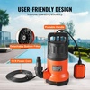 image:imageVEVOR Sump Pump Submersible 13 HP 2450 GPH High Flow 30 ft Head Submersible Water Pump Thermoplastic Sump Pump with 10 ft Power Cord for Draining Water from Pool Garden Pond Basement10 HP