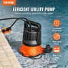 image:imageVEVOR Sump Pump Submersible 13 HP 2450 GPH High Flow 30 ft Head Submersible Water Pump Thermoplastic Sump Pump with 10 ft Power Cord for Draining Water from Pool Garden Pond Basement10 HP