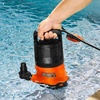 image:imageVEVOR Sump Pump Submersible 13 HP 2450 GPH High Flow 30 ft Head Submersible Water Pump Thermoplastic Sump Pump with 10 ft Power Cord for Draining Water from Pool Garden Pond Basement10 HP