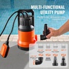 image:imageVEVOR Sump Pump Submersible 13 HP 2450 GPH High Flow 30 ft Head Submersible Water Pump Thermoplastic Sump Pump with 10 ft Power Cord for Draining Water from Pool Garden Pond Basement10 HP