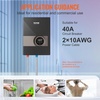 image:imageVEVOR Tankless Water Heater Electric 8KW 240V Black Instant Water Heater LCD Touch Screen Digital Temperature Display Child Security Lock On Demand for Bathroom Kitchen Shower Mall Salon8KW