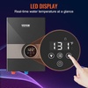 image:imageVEVOR Tankless Water Heater Electric 8KW 240V Black Instant Water Heater LCD Touch Screen Digital Temperature Display Child Security Lock On Demand for Bathroom Kitchen Shower Mall Salon8KW
