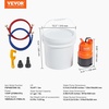 image:imageVEVOR Tankless Water Heater Flushing Kit Water Heater Flush Kit With Efficient Pump 5 Gallon Pail 2 Hoses Wrench and Adapter Anticorrosion37 Gal