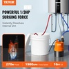 image:imageVEVOR Tankless Water Heater Flushing Kit Water Heater Flush Kit With Efficient Pump 5 Gallon Pail 2 Hoses Wrench and Adapter Anticorrosion37 Gal