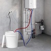 image:imageVEVOR Tankless Water Heater Flushing Kit Water Heater Flush Kit With Efficient Pump 5 Gallon Pail 2 Hoses Wrench and Adapter Anticorrosion37 Gal
