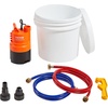 image:imageVEVOR Tankless Water Heater Flushing Kit Water Heater Flush Kit With Efficient Pump 5 Gallon Pail 2 Hoses Wrench and Adapter Anticorrosion37 Gal