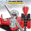 image:imageVEVOR Tripod Pipe Chain Vise 185 Pipe Capacity 364 Length Chain Vise Stand with Portable Folding Steel Legs for Grabbing Supporting and Bending Pipes in Factory Workshop and Home
