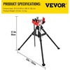 image:imageVEVOR Tripod Pipe Chain Vise 185 Pipe Capacity 364 Length Chain Vise Stand with Portable Folding Steel Legs for Grabbing Supporting and Bending Pipes in Factory Workshop and Home