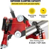 image:imageVEVOR Tripod Pipe Chain Vise 185 Pipe Capacity 364 Length Chain Vise Stand with Portable Folding Steel Legs for Grabbing Supporting and Bending Pipes in Factory Workshop and Home