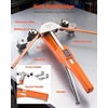 image:imageVEVOR Tubing Bender Kit 14 to 78 Inch Compact Ratcheting Tube Pipe Bender ForwardReverse Hand Bending Tool with 7 Color Aluminium Alloy Dies for Copper HVAC Air Conditioning RefrigerationSilver