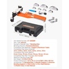 image:imageVEVOR Tubing Bender Kit 14 to 78 Inch Compact Ratcheting Tube Pipe Bender ForwardReverse Hand Bending Tool with 7 Color Aluminium Alloy Dies for Copper HVAC Air Conditioning RefrigerationSilver