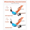 image:imageVEVOR Tubing Bender Kit 14 to 78 Inch Compact Ratcheting Tube Pipe Bender Ratchet Hand Bending Tool with 7 Color Aluminium Alloy Dies HVAC Tools for Copper HVAC Air Conditioning RefrigerationMulticolor