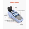 image:imageVEVOR Turbidity Meter 01000 NTU Measuring Range ISO 7027 Compliant Portable Red Light Turbidimeter Quick Reading with Calibration Solutions Sample Vials and Carry Case for Field and Plant01000 NTUWhite