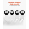 image:imageVEVOR Turbidity Meter 01000 NTU Measuring Range ISO 7027 Compliant Portable Red Light Turbidimeter Quick Reading with Calibration Solutions Sample Vials and Carry Case for Field and Plant4PcsWhite