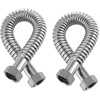 image:imageVEVOR Water Heater Kit 18 Inch Length Water Heater Flex Connector Waters Heaters Installation Kit with 1 FIP x 1 FIP Inlet amp Outlet Connection for Bathroom Kitchen Laundry Room Boiler Room