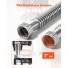 image:imageVEVOR Water Heater Kit 18 Inch Length Water Heater Flex Connector Waters Heaters Installation Kit with 1 FIP x 1 FIP Inlet amp Outlet Connection for Bathroom Kitchen Laundry Room Boiler Room