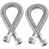 image:imageVEVOR Water Heater Kit 18 Inch Length Water Heater Flex Connector Waters Heaters Installation Kit with 34 FIP x 34 FIP Inlet amp Outlet Connection for Bathroom Kitchen Laundry Room Boiler Room