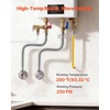 image:imageVEVOR Water Heater Kit 24 Inch Length Water Heater Flex Connector Waters Heaters Installation Kit with 1 FIP x 1 FIP Inlet amp Outlet Connection for Bathroom Kitchen Laundry Room Boiler Room