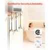 image:imageVEVOR Water Heater Kit 34 Inch Cold amp Hot Water Plumbing Repair Kit with 600 WOG Isolation Valves Pressure Relief Valve DualLayer Gas Hose Compatible with Most Tankless Waters Heater Brands