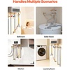 image:imageVEVOR Water Heater Kit PushFit Valve Flexible Water Heater Connector with 34 FIP x 12 PTC Ball Valve Stainless Steel Braided Waters Heaters Supply Line for Bathroom Kitchen Laundry Room