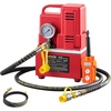 image:imageVEVOR Electric Hydraulic Pump 750W 10000 PSI 120V Single Acting Electric Driven Hydraulic Pump Power Pack Unit with Solenoid Valve 053 Gallon  2L for Punching Bending Single Acting Cylinders