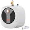 image:imageVEVOR Electric MiniTank Water Heater 25Gallon Tank 1440W Hot Water Boiler Storage Safety Temperature Pressure Valve Easy Install for Kichen Bathroom Restaurant Shelf Wall Floor Mounted4gal Upgraded Panel
