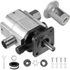 image:imageVEVOR Industrial Silver Aluminum Hydraulic Wood Log Splitter Pump 22GPM 4000PSI 3600RPM 1 Inlet 34 NPT Outlet for Small Engine Mounting Log Splitters Snowplow13GPM Pump Kit
