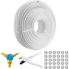 image:imageVEVOR PEXALPEX Tube 984ft 58 Diameter AluminumPlastic Composite Pipe Oxygen Barrier Radiant Floor PEX Pipe 008 Thickness Radiant Heat Floor Plumbing Inner Aluminum Layer PEX Tubing Pipe984Ft