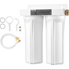 image:imageVEVOR RV Water Filter with Bracket 2Cartridge 25 x 10 in Water Filter System for RVs Remove Chlorine Bad Tastes Odors and Most Contaminants for Campers Boats Vans25 x 10 inch