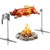 image:imageVEVOR Rotisserie Grill 56in Electric Rotisserie Grill Kit 8 Level Height BBQ Grills Rotisseries Kit with 132 lbs Load Capacity Asador de Puerco Stainless Steel Automatic Grilling Kits for Parties