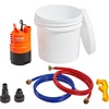 image:imageVEVOR Tankless Water Heater Flushing Kit Water Heater Flush Kit With Efficient Pump 5 Gallon Pail 2 Hoses Wrench and Adapter Anticorrosion37 Gal