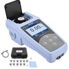 image:imageVEVOR Turbidity Meter 01000 NTU Measuring Range ISO 7027 Compliant Portable Red Light Turbidimeter Quick Reading with Calibration Solutions Sample Vials and Carry Case for Field and Plant01000 NTUWhite