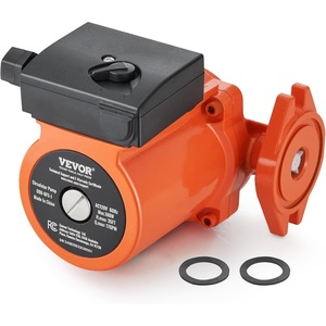 image:imageVEVOR 009BF5J Cast Iron Recirculating Pump 17 GPM Hot Water Circulation Pump 34 NPT Flange 3Speed Circulator Pump Quiet Operation Circulator for Floor HeatingHome Water Heater System35 ft  17 GPM