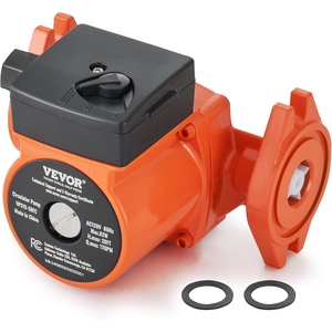 image:imageVEVOR 009BF5J Cast Iron Recirculating Pump 17 GPM Hot Water Circulation Pump 34 NPT Flange 3Speed Circulator Pump Quiet Operation Circulator for Floor HeatingHome Water Heater System20 ft  17 GPM