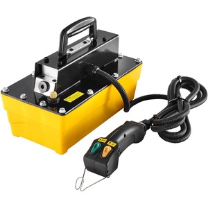 image:imageVEVOR 10000PSI Air Hydraulic Pump 061 Gal Reservoir NPT 38 In Oil Outlet NPT 14 In Inlet Plastic Air Hydraulic Pump with Remote Control Actuator for Automobile Frame Machine amp Hydraulic Press23 L with Remote Control