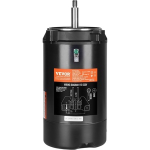 image:imageVEVOR 15 HP Pool Pump Motor 56J Frame 115V136 Amps230V68 Amps 3450 RPM 60Hz 13 Service Factor 90F250V Capacitor CCW Rotation Round Flange Replacement Motor075 HP